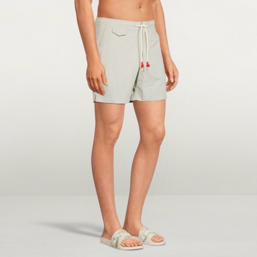 Orlebar Brown Standard Swim Hybrid Shorts Trunks Size 30 Khaki - Picture 2 of 15